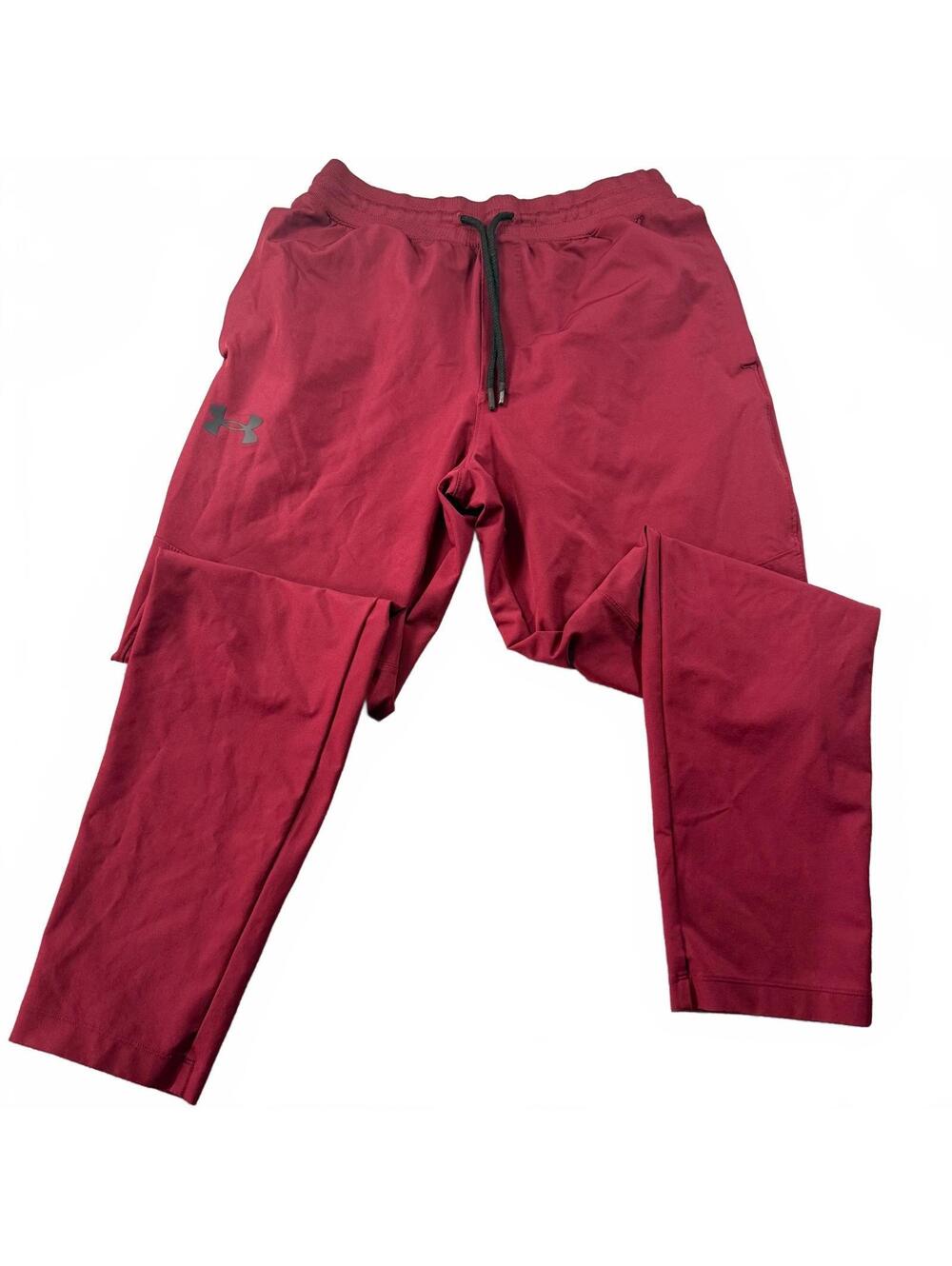 Under Armour Men’s Lightweight Stretch Woven Jogger Pants - Maroon Red